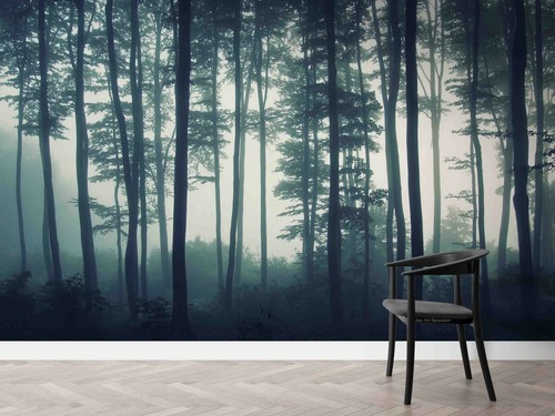 Dunkler wald tapete - 3d,