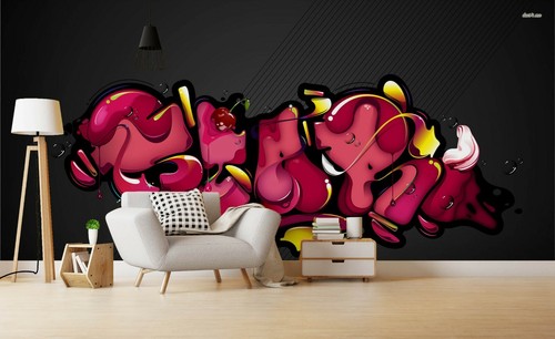 Abstrakt graffiti tapete - abstrakt,