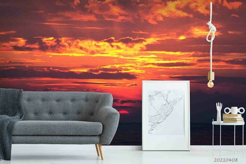 Ozean sonnenuntergang - 3d,