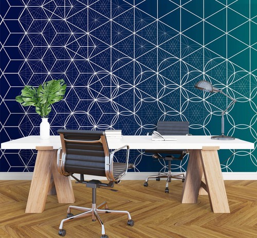 Blau grafik linien q196 - 3d,