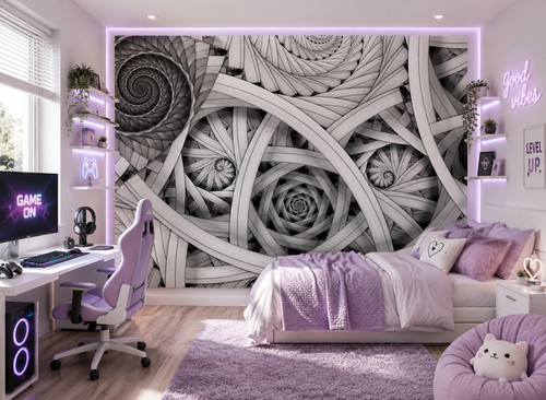 Nice wall abstrakte spiral - nice,