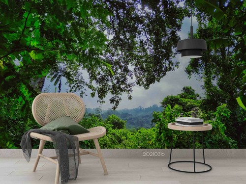 Sommer wald tapete - sommer,
