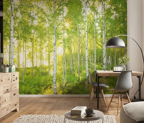 Komar fototapete grün wald - komar,
