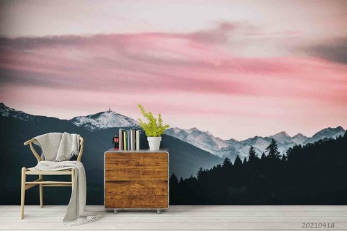 Berglandschaft tapete - 3d,