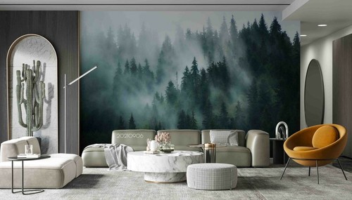 Wald nebel tapete - wald,