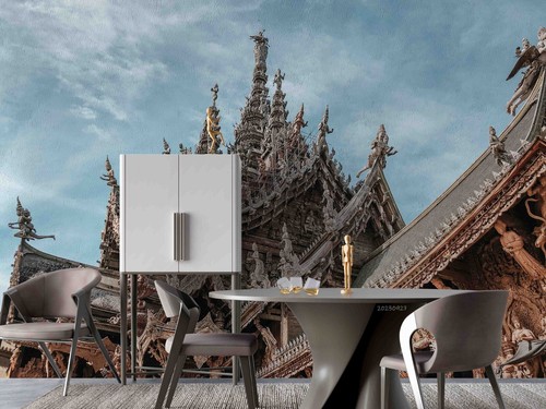 Architektur turm wolke - 3d,