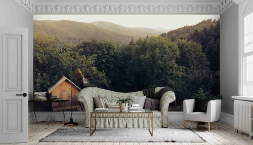 Wald landschaft tapete - wald,