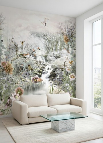 Komar floral photo wandtapete - photo,