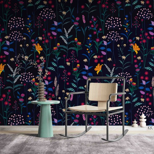 Floral nahtlose tapete - nahtlose,
