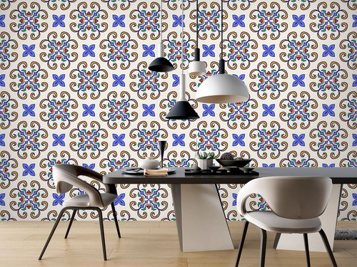 Blau blütenblätter q3584 - blau,