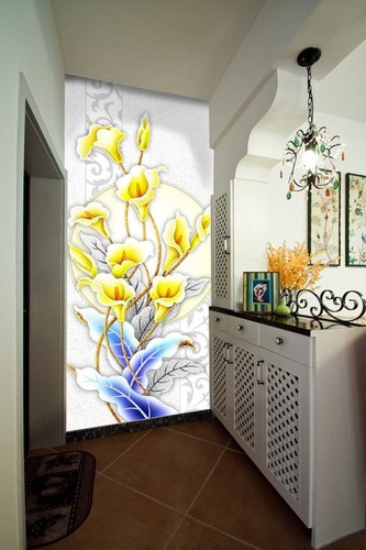 Berg blumen au465 tapete - berg,